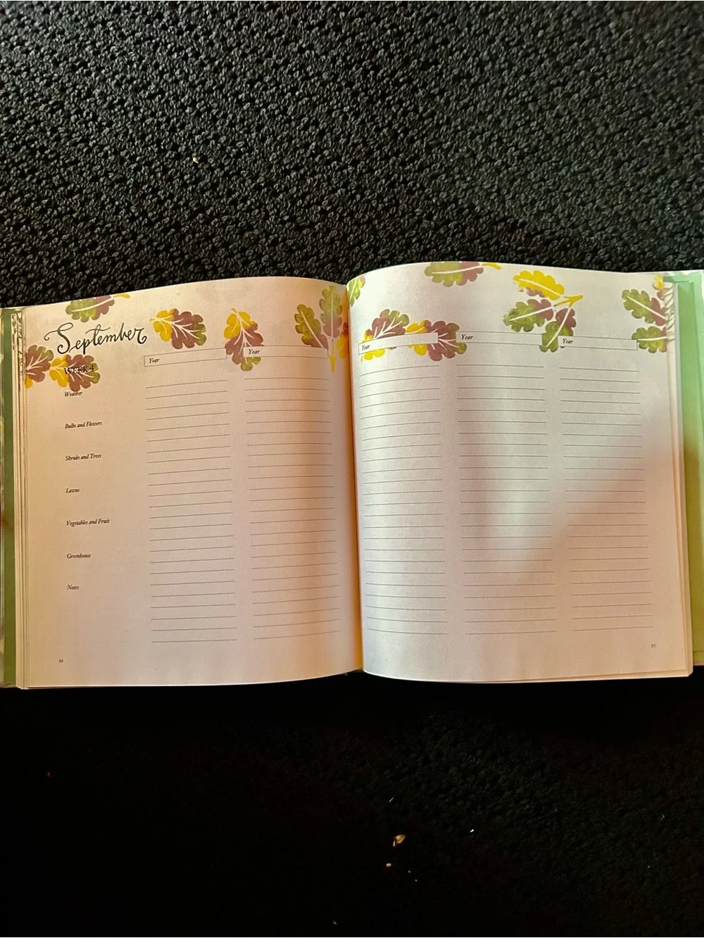 A Gardener's Journal -  Five-Year Record Book